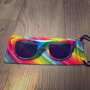 Pride/Rainbow Sunglasses with Sleeve
